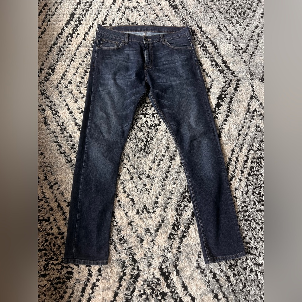 Lee Men's Dark Blue Skinny Jeans 32 W 32 L